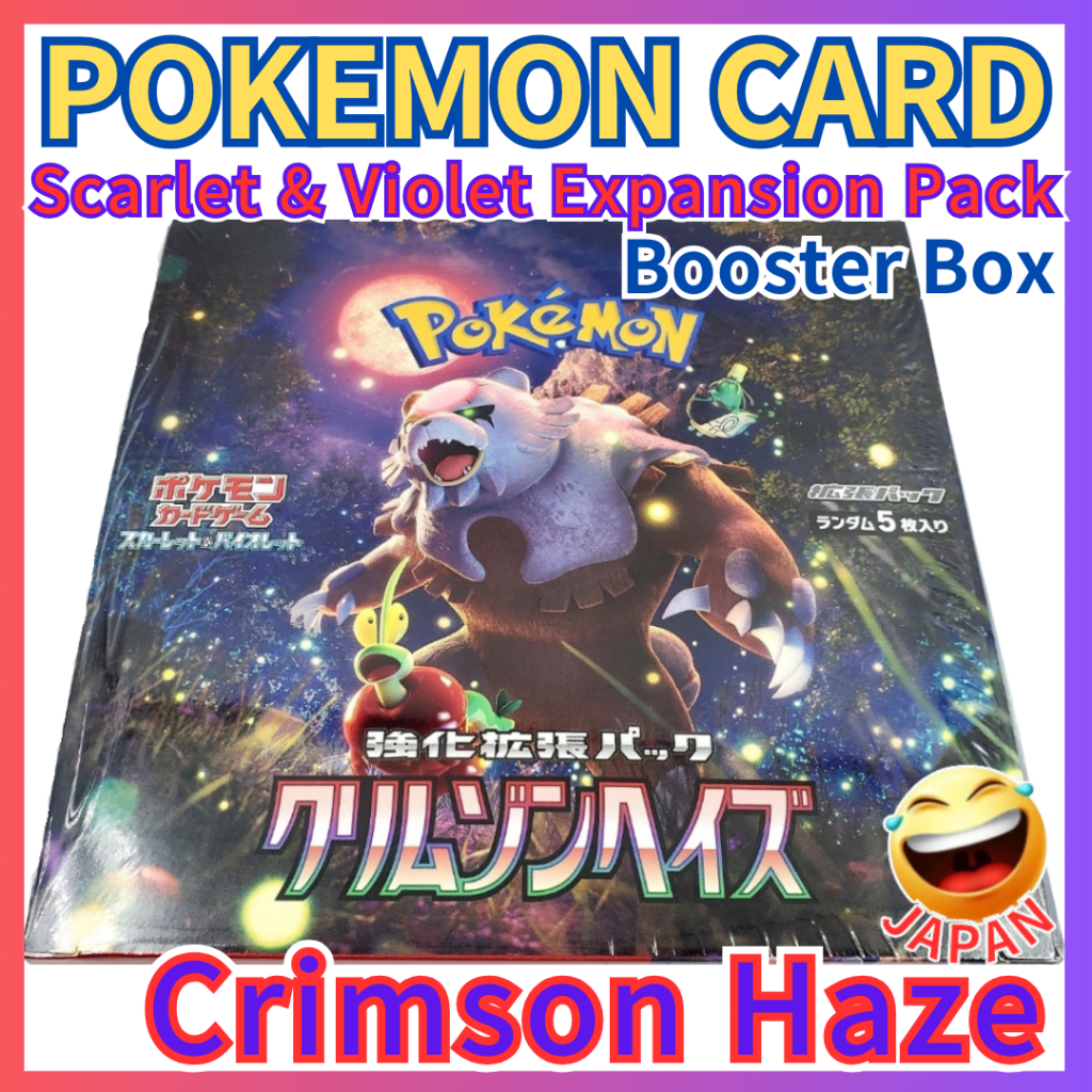 Direct from JAPANPokemon Card Scarlet & Violet Expansion Pack Crimson Haze  Booster Box (sv5a) | Shopee Singapore