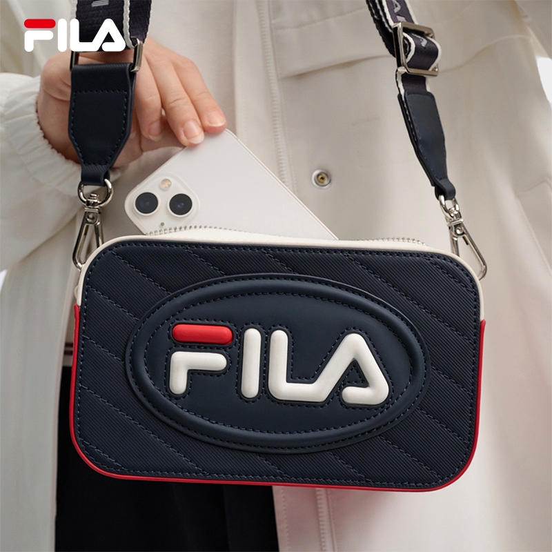 FILA CORE LIFESTYLE ORIGINALE BAGS Women Crossbody Bag Navy White Shopee Singapore