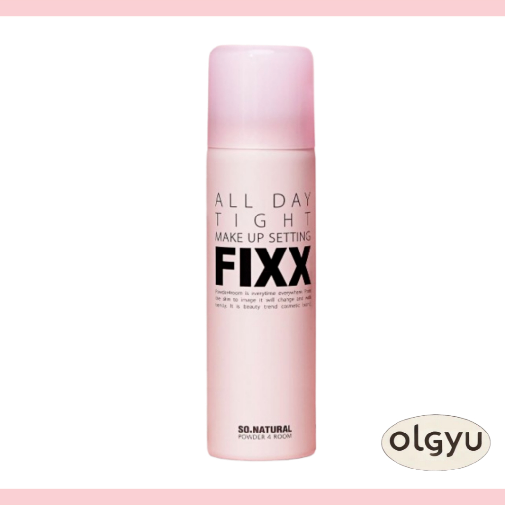 [So Natural] ALL DAY TIGHT MAKEUP Fixer SETTING FIXX (75ml + Coating ...