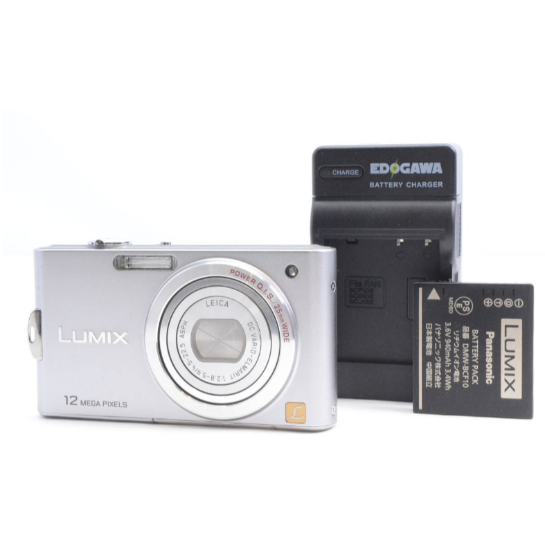 Pre-loved Panasonic Lumix Fx DMC-Fx60 Pink, Blue, Silver Gold