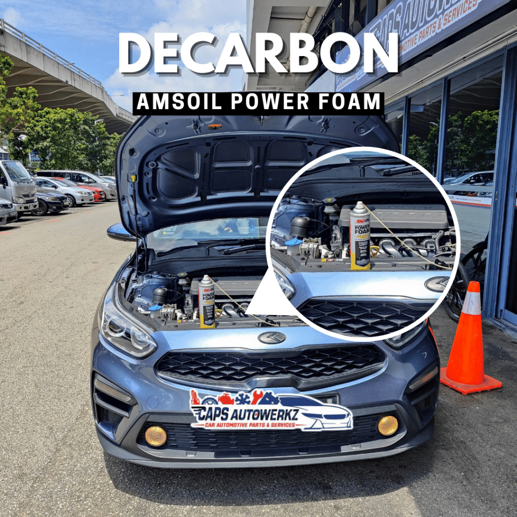 Car Decarbon Service AMSOIL Power Foam Decarbonisation Intake