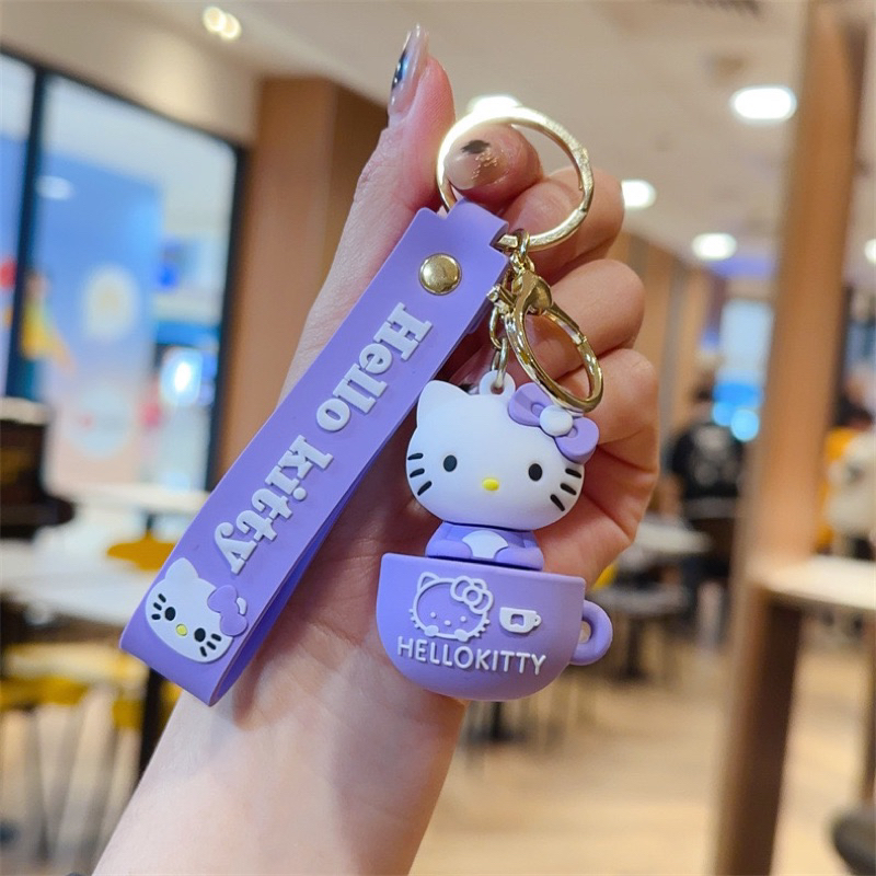 Cute Sanrio Character PVC Keychain | Kuromi Hello Kitty My Melody