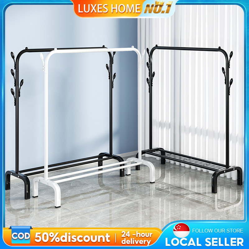 Luxe Clothes Drying Rack Hanging Rack Clothing Stand Coat Hanger Hat ...