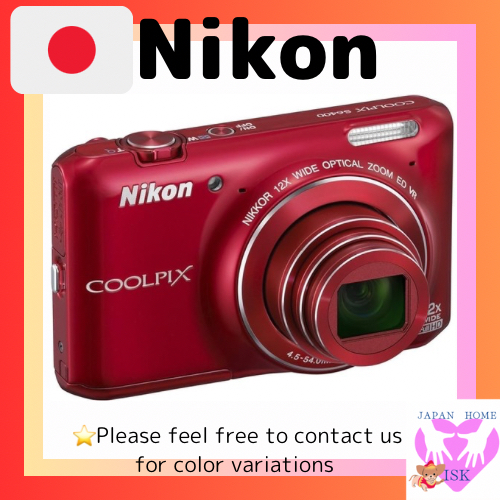 Nikon Digital Camera COOLPIX S6400 Touch Panel LCD 12x Optical