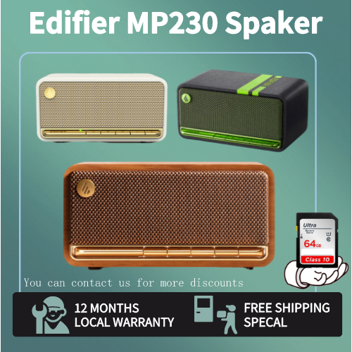 Edifier MP230 Bluetooth Portable Speakers with Classic Design and Full ...