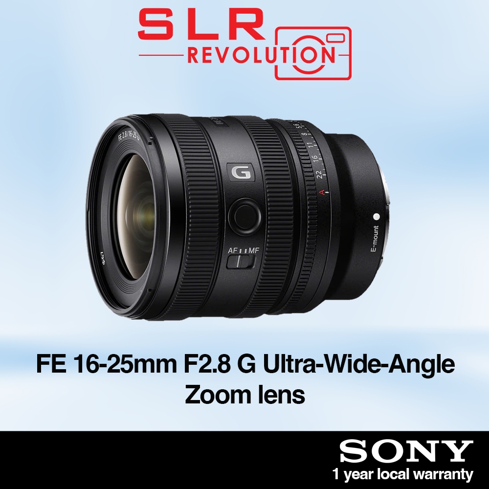 Sony FE 16-25mm G lens For Sony A6700 ZV-E1 A7m4 A7Sm3 A7RM5