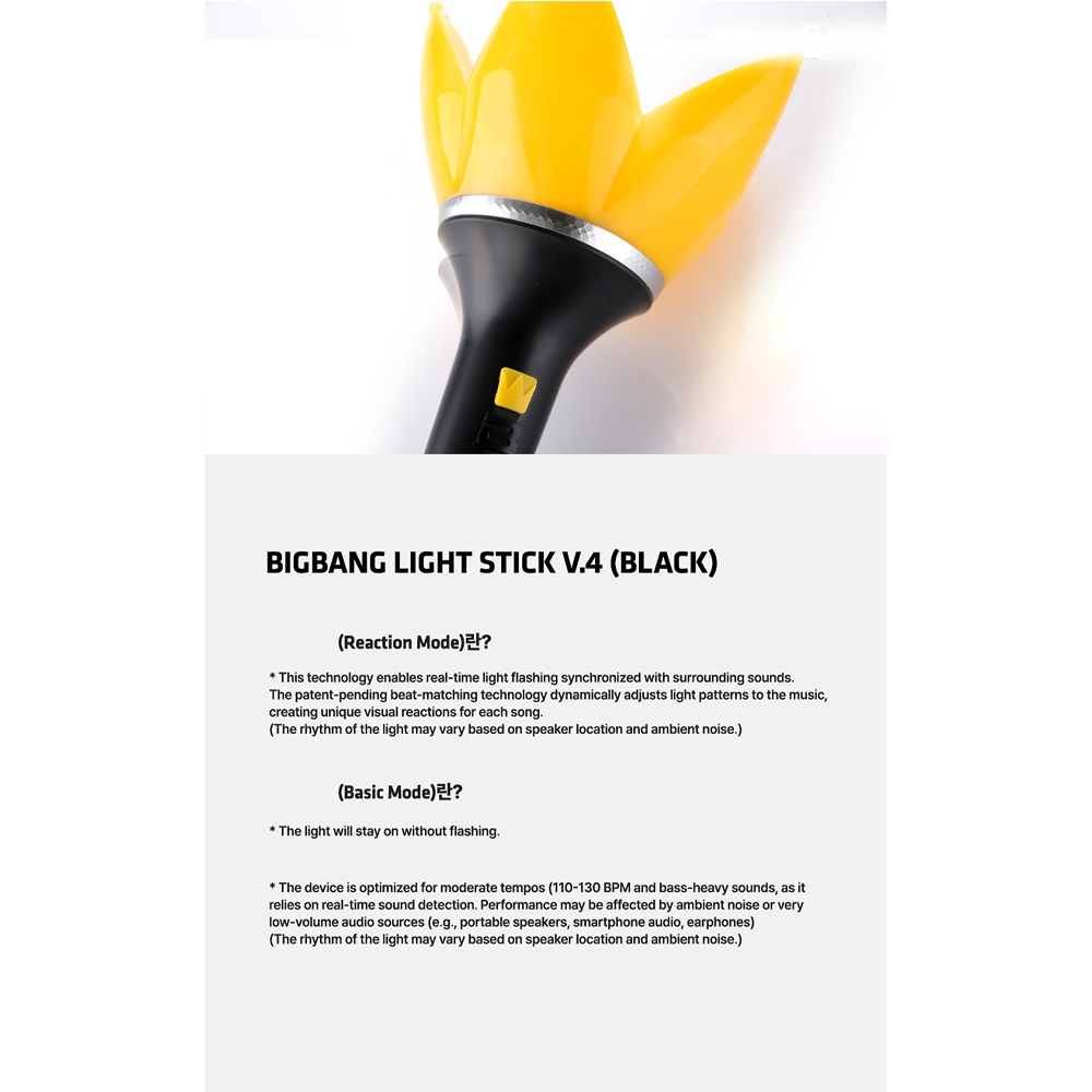 BIGBANG Official Light Stick V.4 Black | Shopee Singapore