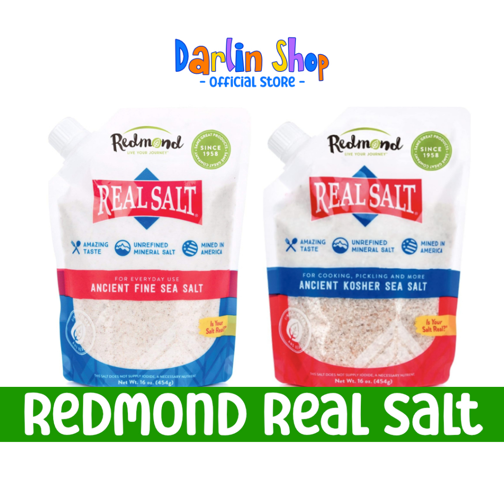 Redmond Real Salt, Unrefined Natural Sea Salt | Shopee Singapore