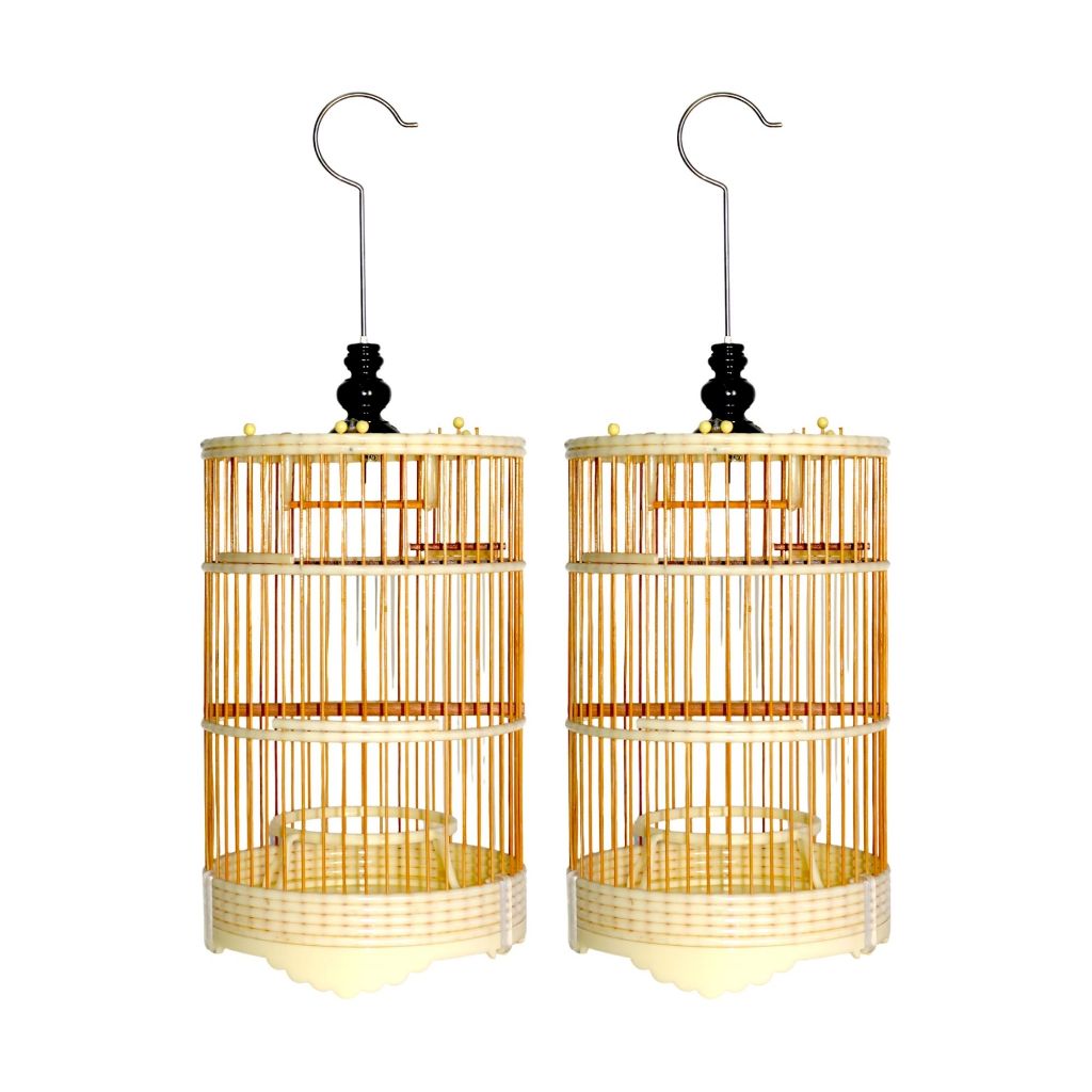 Mata Puteh cage Bamboo Plastic Bird cage Malacca cage Cheong Fatt SG Supplier Shopee Singapore