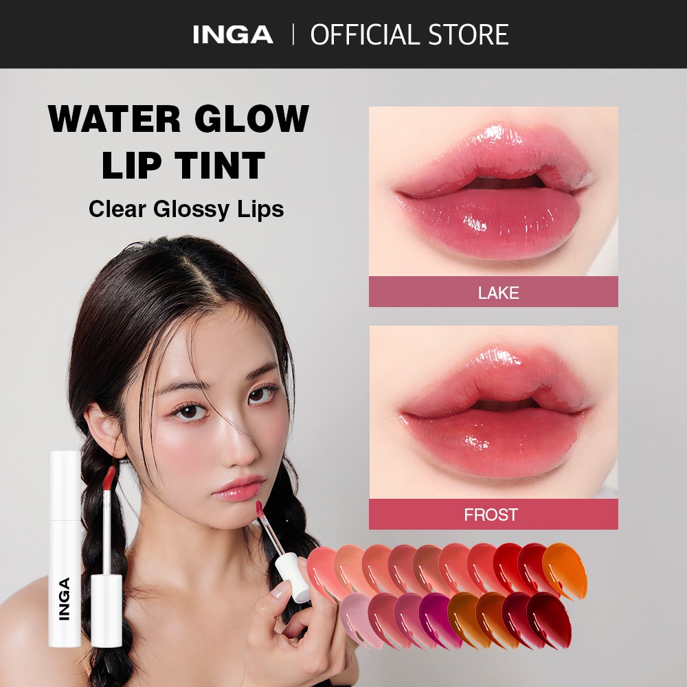 INGA Water Glow Lip Tint (13 colors) | Shopee Singapore