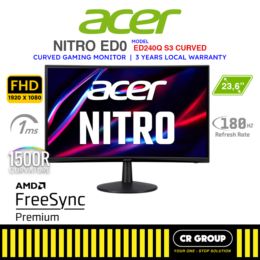 Acer Nitro ED0 Series ED240Q S3 - 23.6