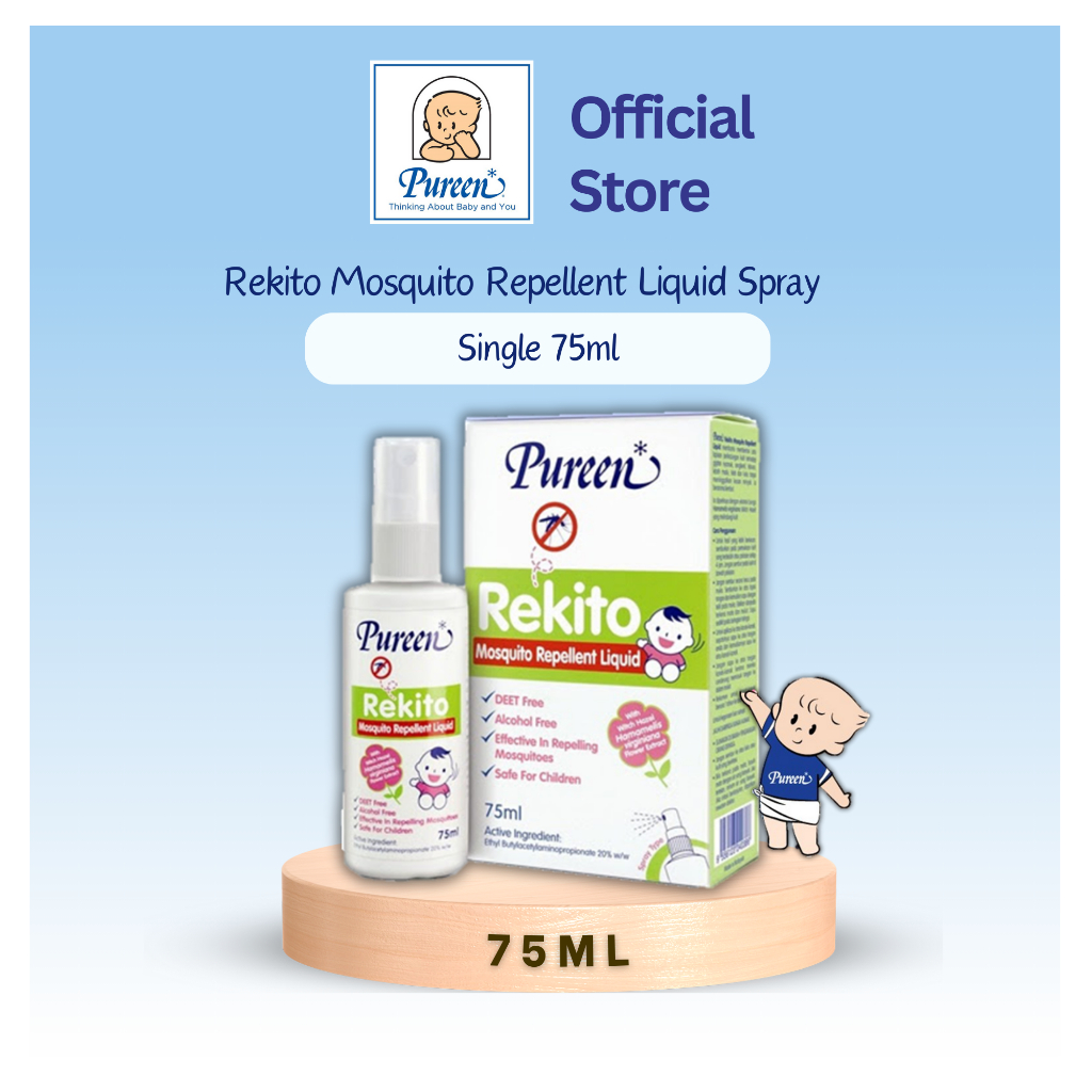Pureen Rekito Mosquito Repellent Liquid Spray 75ml | Shopee Singapore