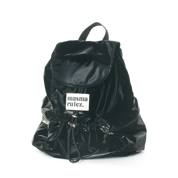 ★masmarulez★ Zipper string backpack Gray MUSINSA | MASMARULEZ [INT] Zipper string backpack _ Gray