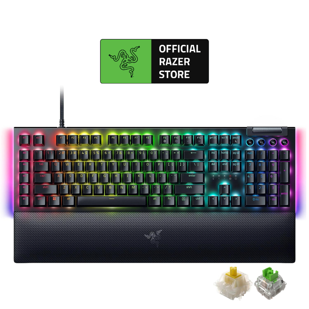 Razer BlackWidow V4 - US Layout - Mechanical Gaming Keyboard with Razer ...