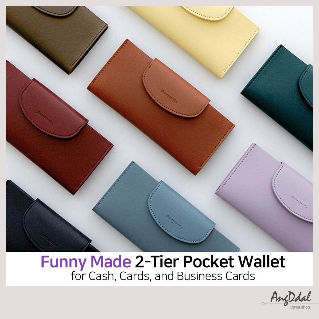 [Funny Made] 2-Tier Pocket Wallet for Cash, Cards, and Business Cards ...