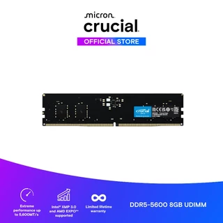 crucial✖︎8 Crucial 8GB DDR5-4800 UDIMM (Black PCB) - CR GROUP Online Store