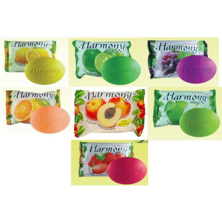 Harmony Fruity Body Soap 75g/ Sabun Badan bau buah-buahan 75g(Apple ...