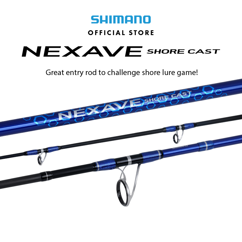 nexave shimano rod Shimano Nexave Piece Fishing Rod Shimano Shimano Nexave Shorecast Rod  Shopee Singapore