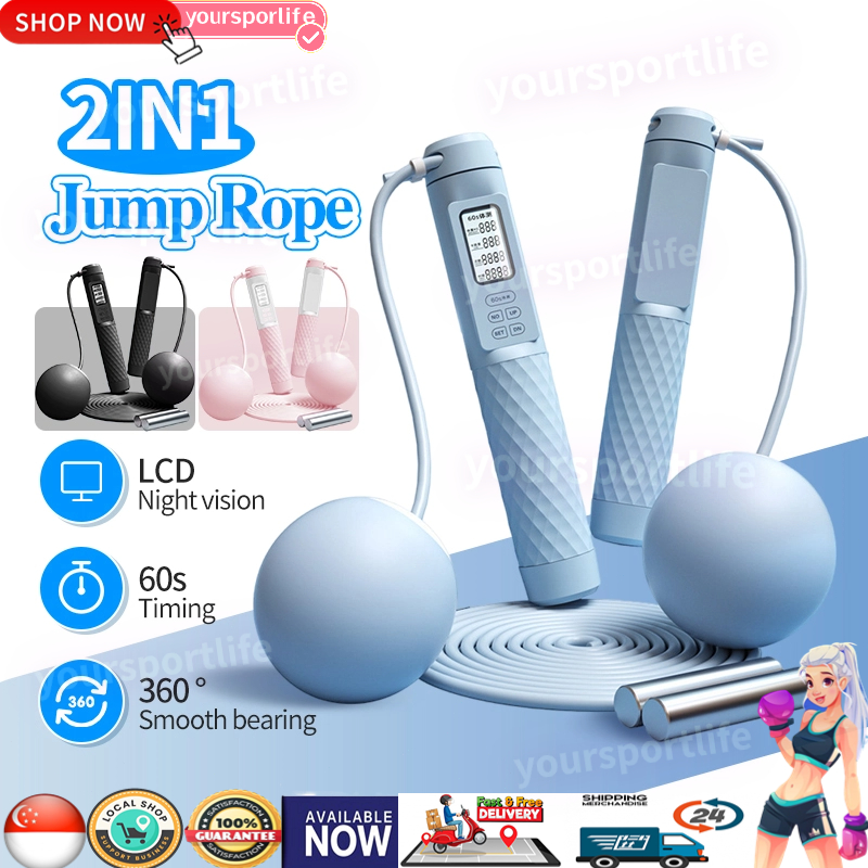Digital skipping rope cordless Skipping Rope Smart Wireless jump rope ...