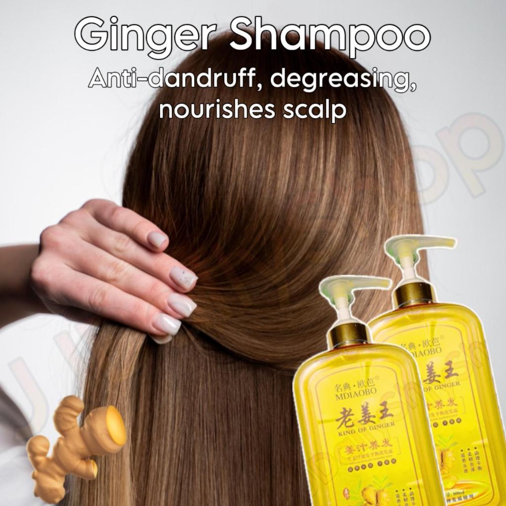 [SG Ready Stock] 800mL Old Ginger King Shampoo King of Ginger Nourish & Refreshing Scalp