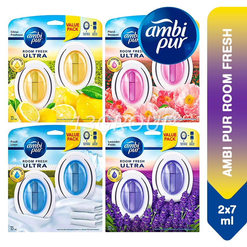 Ambi Pur Room Fresh Ultra Air Freshener (Twin Pack), 2x7ml (m2