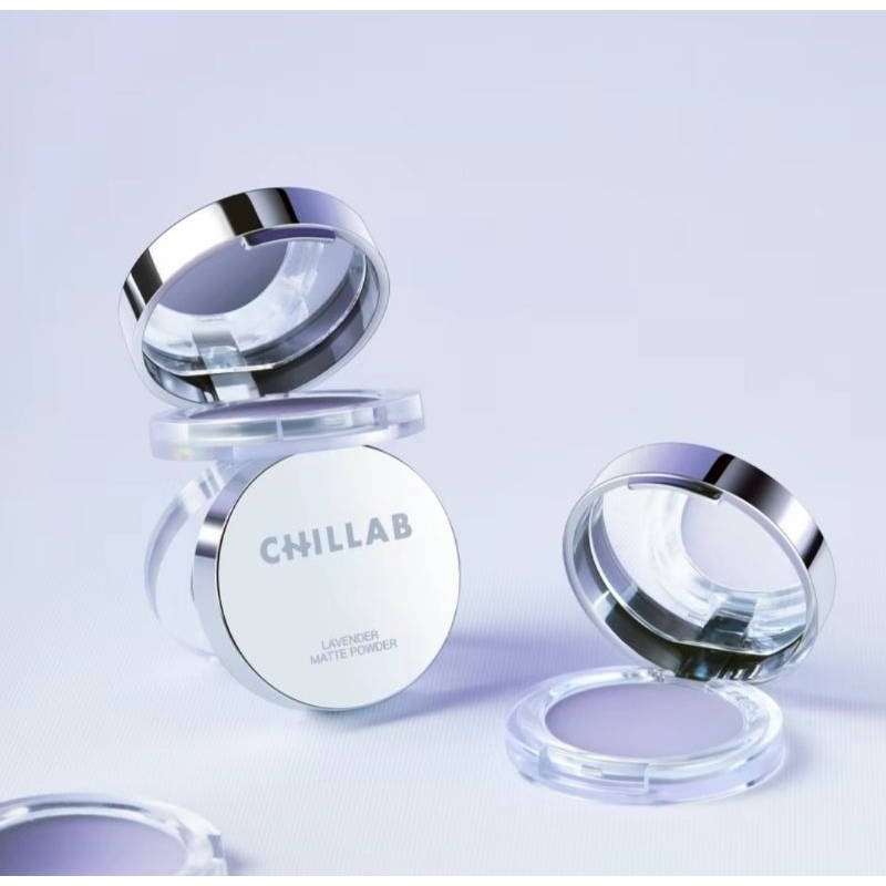 NEW ARRIVAL MINI SIZE CHILLAB Lavender Matte Powder Compact n Portable ...