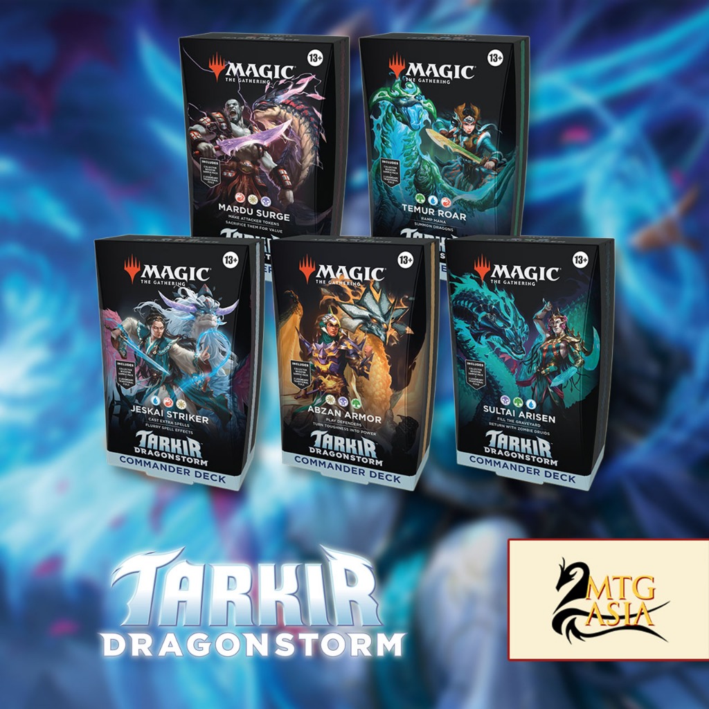 mtg tarkir dragonstorm commander deck set MTG Tarkir Dragonstorm Commander Decks - Card Games - Collectible - TCG New