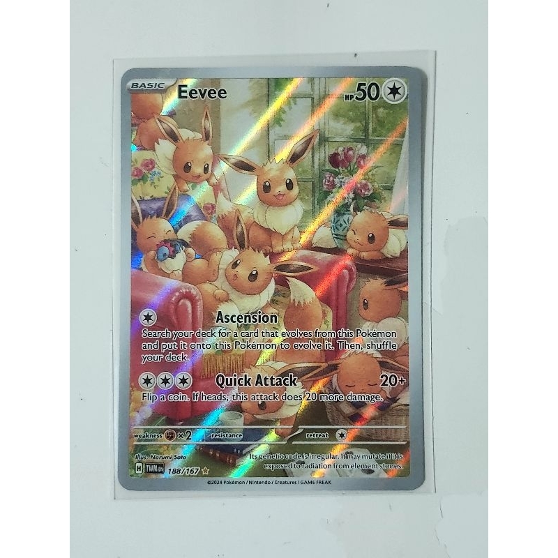 Shiny Eevee Explorer Hat – Costume Location Card Singapore – Rare – Pokémon Go