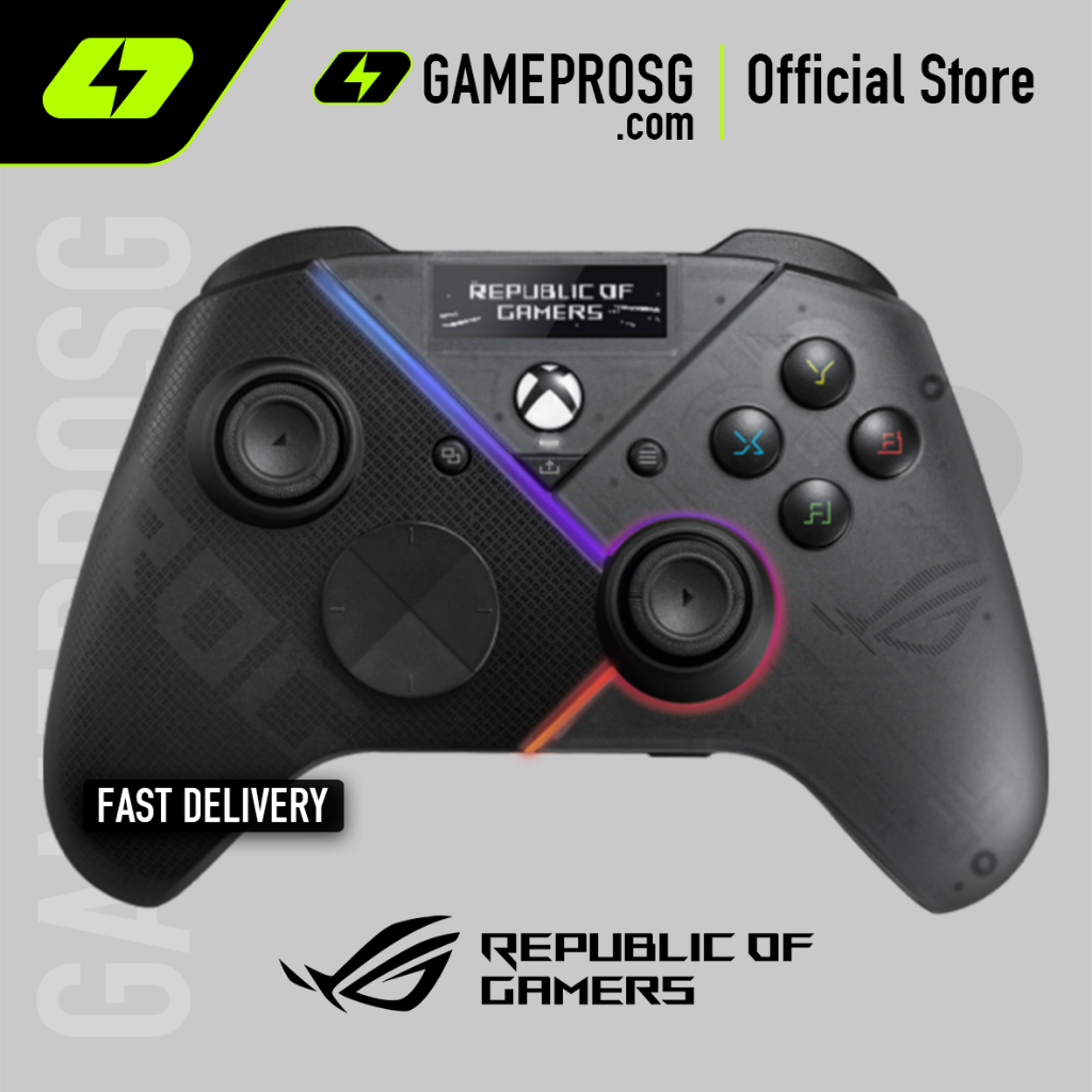 ROG Raikiri Pro Gaming Controller — OLED Display - Hall Effect ...