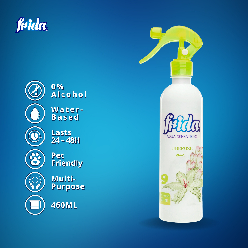 Frida 48H Air Freshener Tuberose [460ml] 0% Alcohol Pet-Friendly