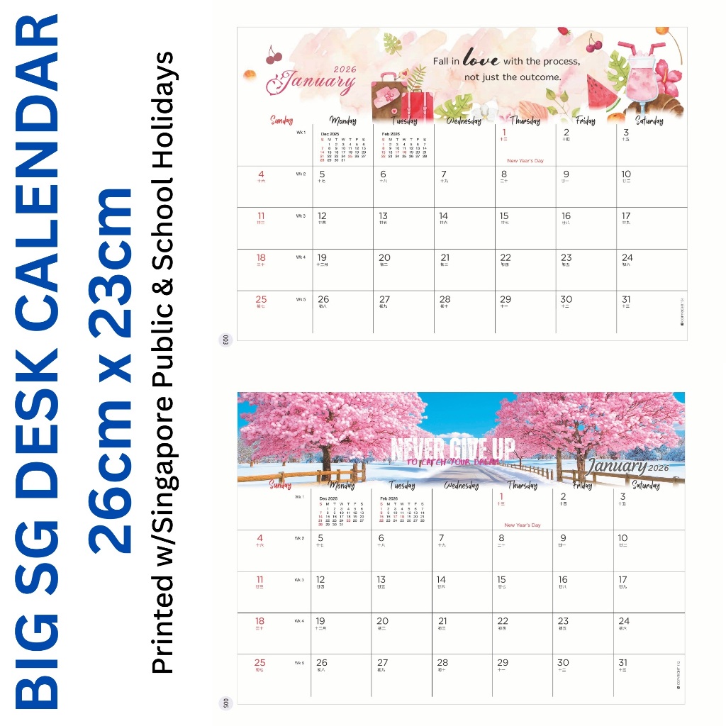 Buy Singapore Calendar 2026 | Buy Singapore Planner 2026 | Buy ...