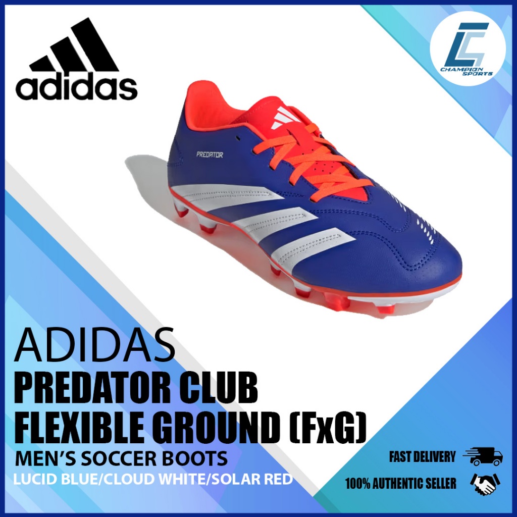 Adidas Men's Predator Club Flexible Ground Soccer Boots (IF6344 ...