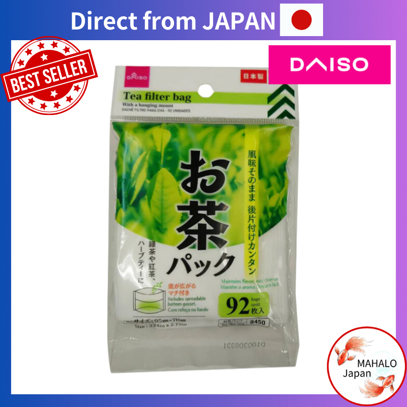 DAISO Japan Tea Pack (92P) Disposable Filter Bags for Tea leaf [ Direct ...