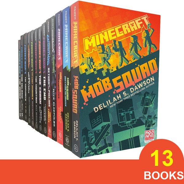 [SG Stock] Minecraft Novels Collection Set (13 Books) | Shopee Singapore