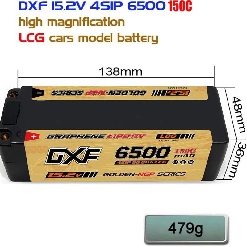 DXF 4S 6500mah 150C Lipo Battery (Competiton Grade) | Shopee Singapore