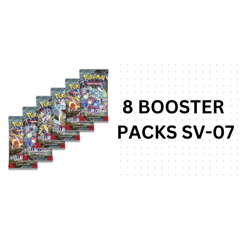 Pokemon TCG SV07 Stellar Crown booster packs | Shopee Singapore