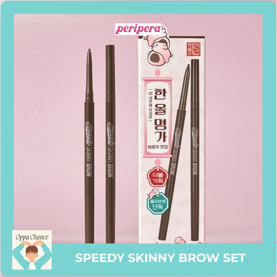[Peripera] Speedy Skinny Brow Double set (3 colors) | Shopee Singapore