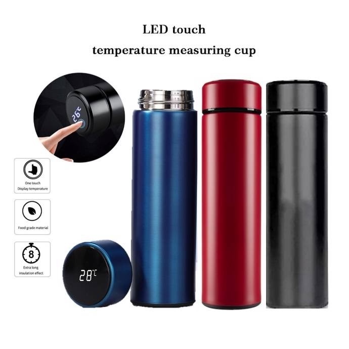 【SG】450ml Fashion Smart Temperature Flask LED Display Vacuum Thermal ...