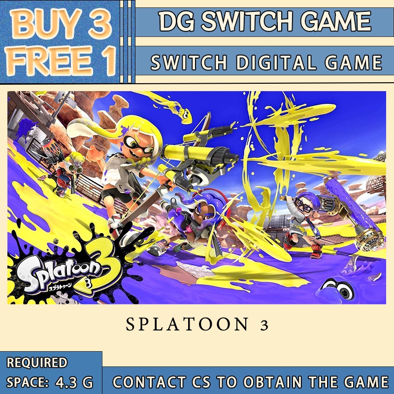 Splatoon 3 Nintendo Switch Digital Game （BUY 3 TAKE 1) | Shopee Singapore