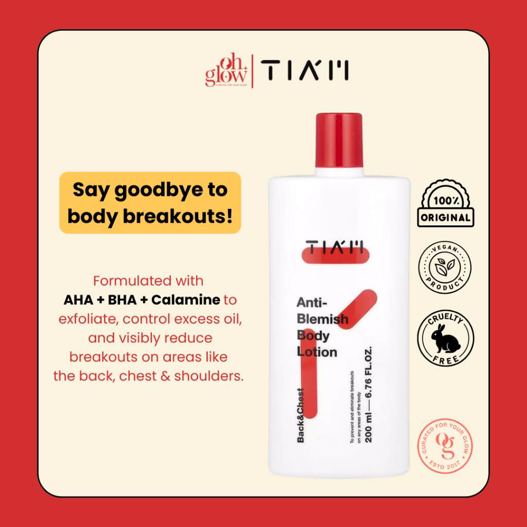 Tia'm by Tiam Anti-Blemish Body Lotion 200ml–AHA BHA Niacinamide ...