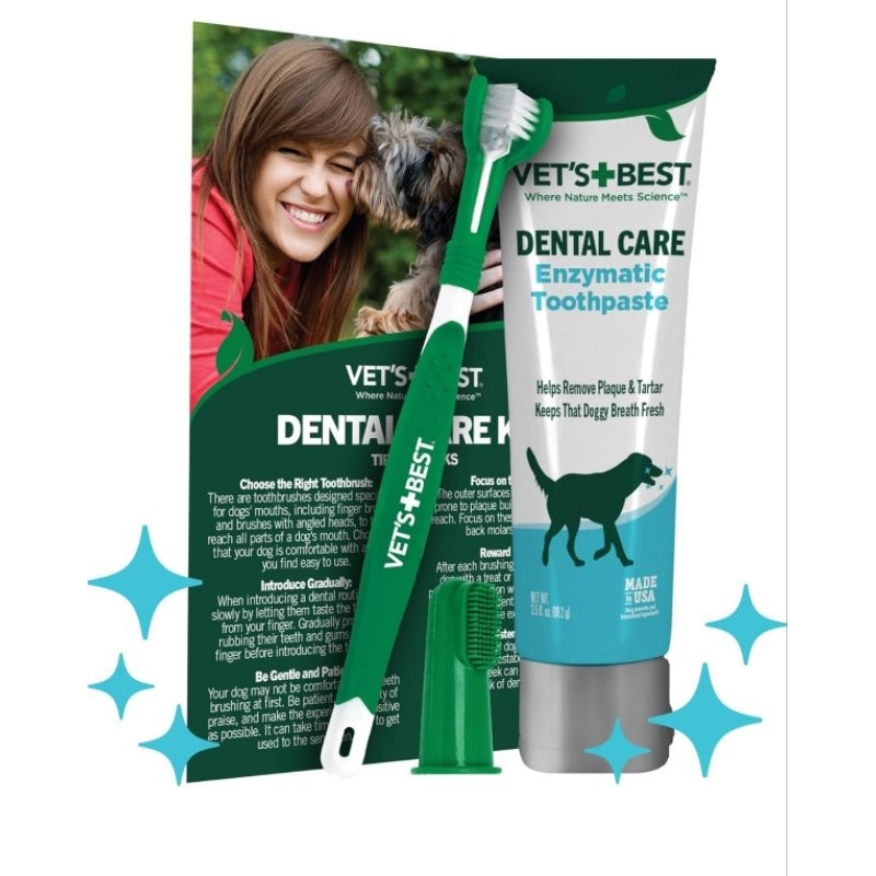 Vet s Best Enzymatic Dental Gel Toothpaste for Dogs 3.5 oz Shopee Singapore