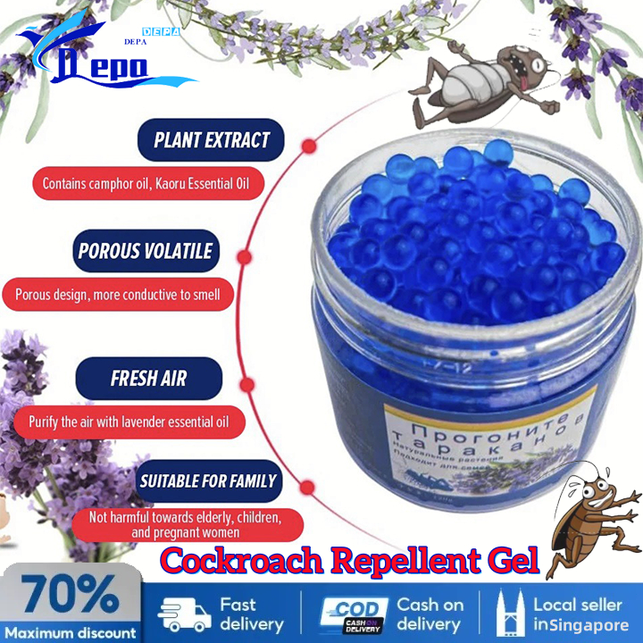 Thailand 100% Plant Based Cockroach Repellent Gel Indoor Insect ...