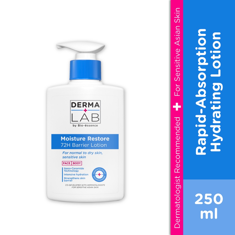DERMA LAB Moisture Restore 72 Hour Barrier Lotion 250ml / 500ml ...
