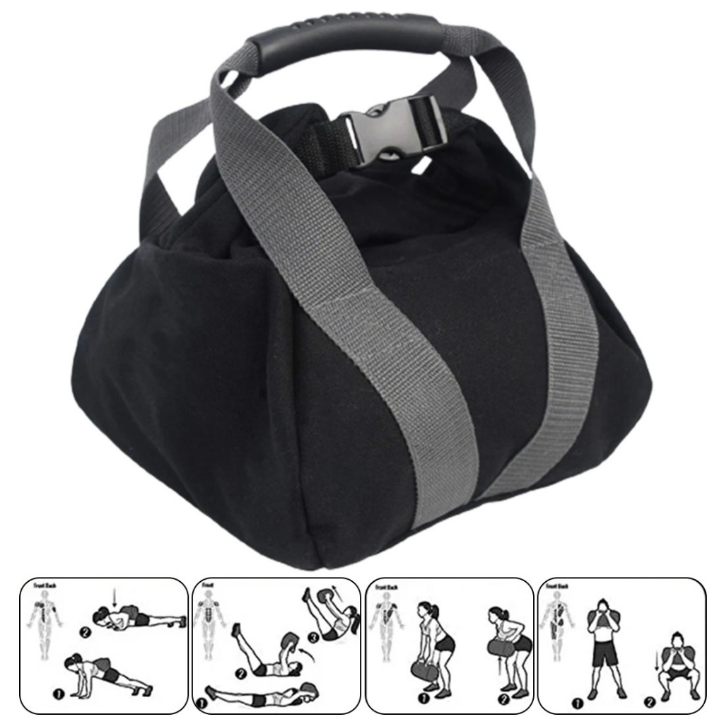 Kettlebell Sandbag, Adjustable Canvas Sand Bag Weight