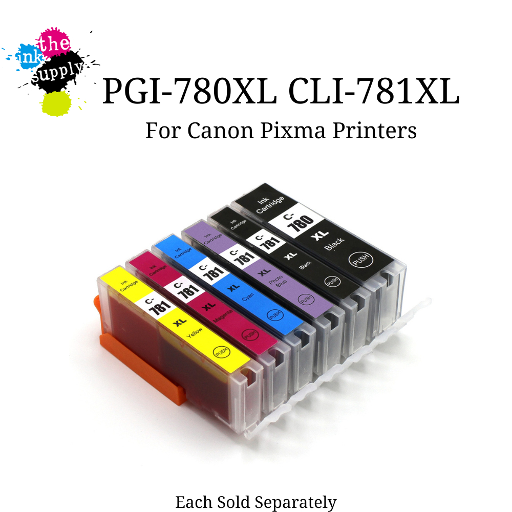 PGI-780XL CLI-781XL Compatible Canon 780 781 Ink Cartridge Pixma TS8170 ...