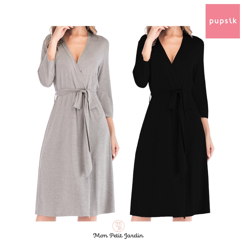 MPJ Bamboo Mom Robe - 2 Colors (4 Sizes) | Shopee Singapore