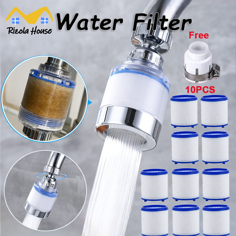 【SG】Water Tap Filter Rotating Faucet With Filter 360° Rotate Kitchen ...