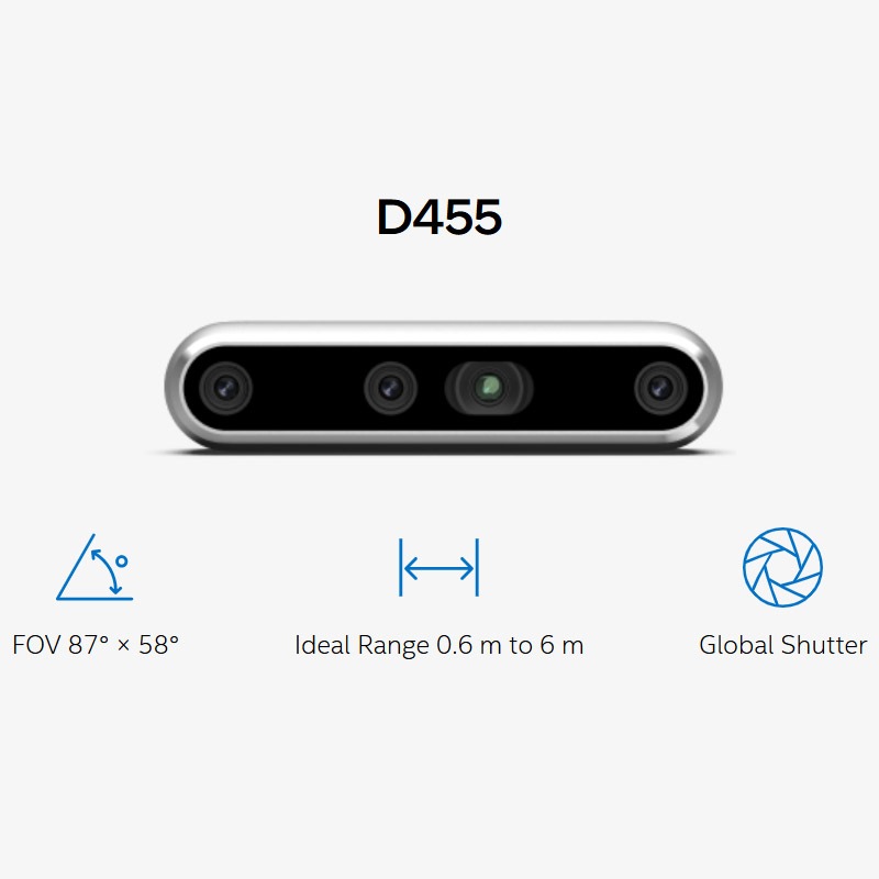 Intel® RealSense™ Depth Camera D455 | Shopee Singapore