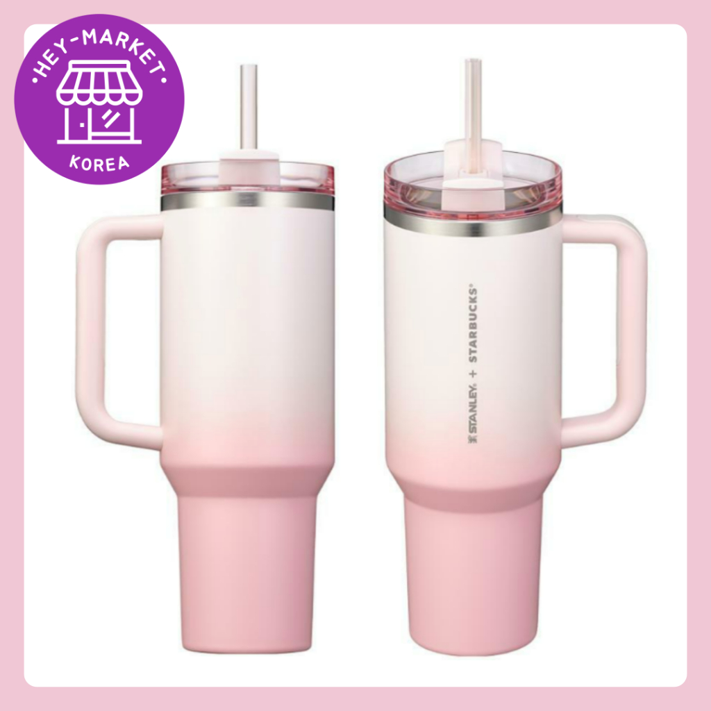 Starbucks Korea]🩷Starbucks x Stanley 2024 Quencher Tumbler 1183ml