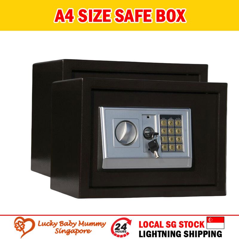 【Type A】Large Size Digital Security Safety Safe Box | Shopee Singapore